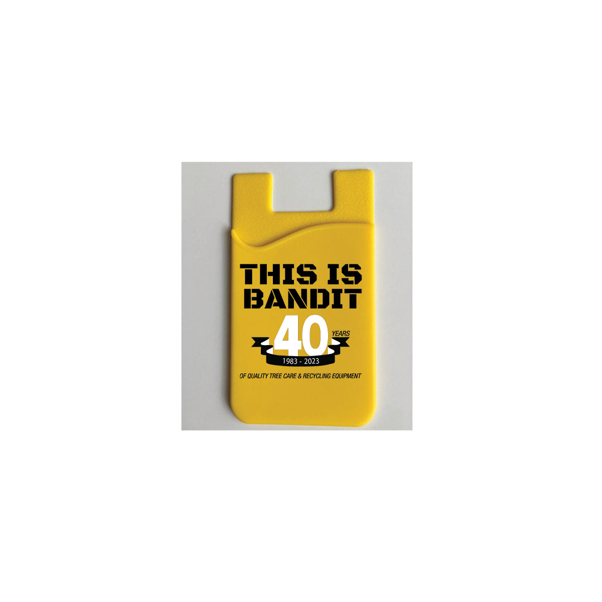 Yellow Cell Phone Adhesive Wallet