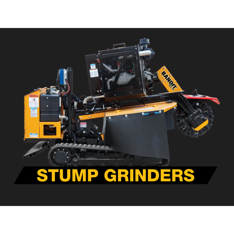 Stump Grinder Machine Wall Clings